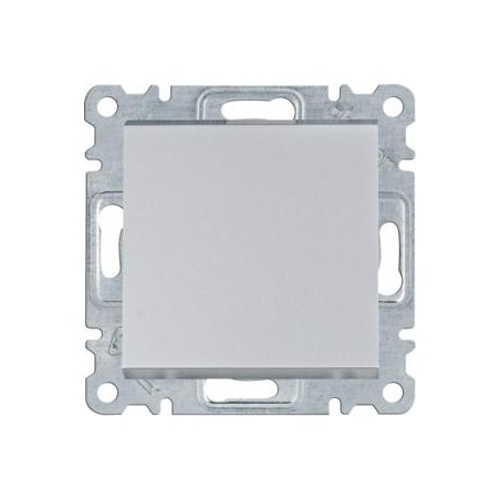 Łącznik jednobiegunowy srebrny Lumina WL0012 Hager