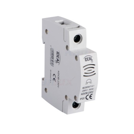 KDOB-230V Kanlux — Dzwonek Elektryczny 230V do Drzwi i Bramy | Elgra Bytom