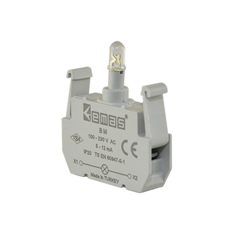 T0-B6 – Element podświetlający czerwony 12–30V AC/DC | PROMET