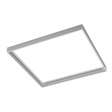 G-TECH RAMA DO MONTAŻU NATYNKOWEGO PANELI LED 60X60cm (TYPU PANEL LED GTV, G-TECH), BEZ ŚRUB, BIAŁA