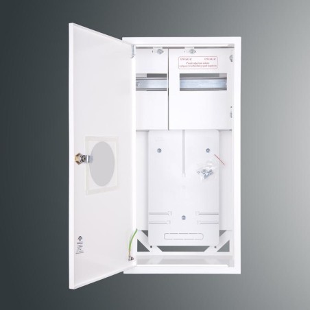 Rozdzielnica n/t licznikowa RZ 12NN O T3F+11S 577x288x220  z okienkiem  IP30  RAL 9003