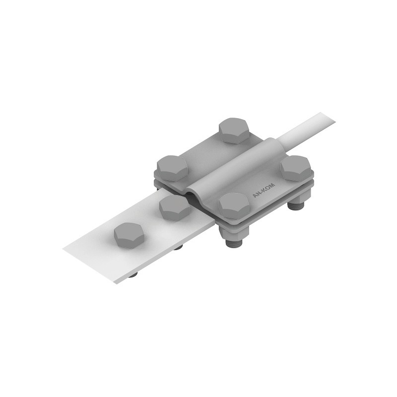 Złącze kontrolne 6-śrubowe M8 B 50mm typ 4 (stal ocynkowana ogniowo) AN-07B/OG/