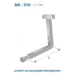 Uchwyt do naciągów przykręcany /L 7 cm/
