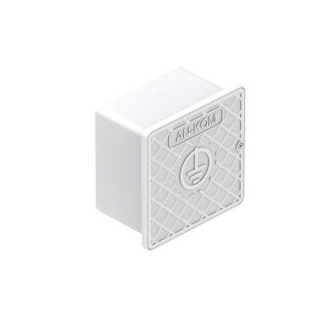 Skrzynka probiercza biała ścienna 150x150x100 AN-60A/B| AN-KOM | ELGRA Bytom