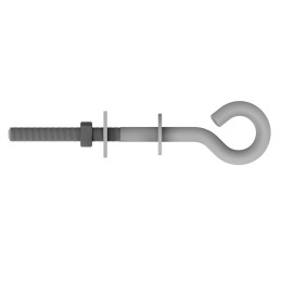 Śruba hakowa M16x450 mm AN-100G/OG – ocynk ogniowy |AN-KOM| ELGRA Bytom