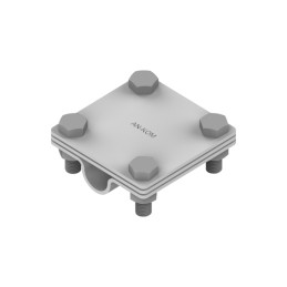 Złącze uziomowe 3-płytkowe AN-52D/OG 40mm fi18 – ocynk ogniowy |AN-KOM| ELGRA Bytom