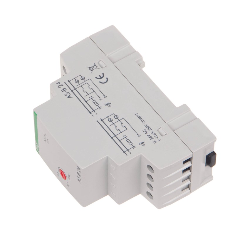 Automat schodowy, montaż na szynie DIN 24V