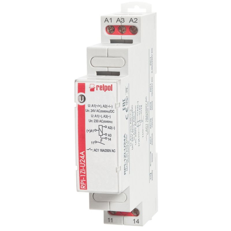 Przekaźnik instalacyjny RPI-1ZI-U24A