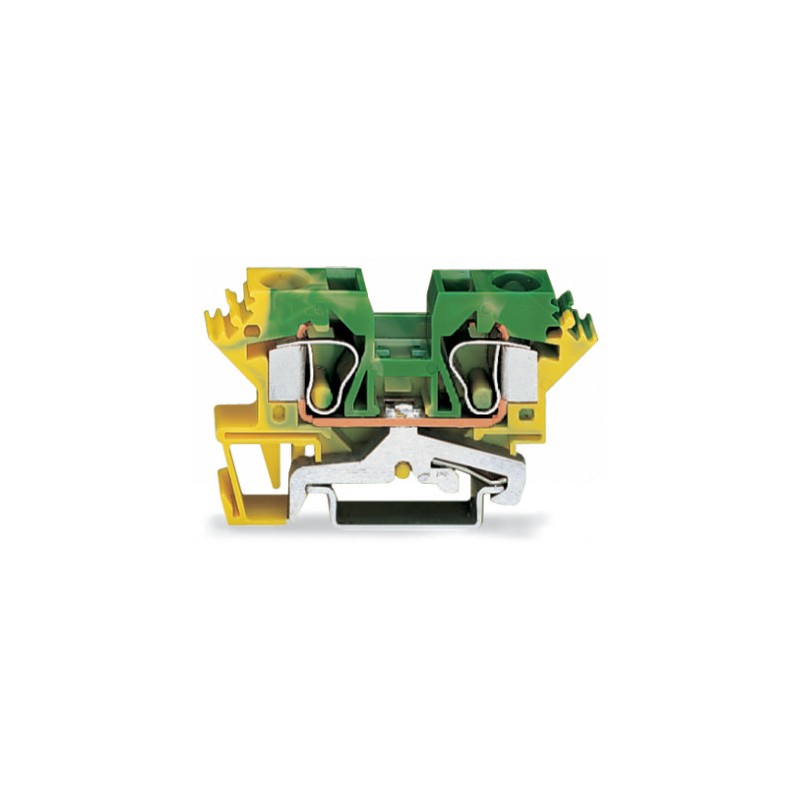 2-przewodowa złączka PE 10 mm² żółto-zielona 284-607 - WAGO