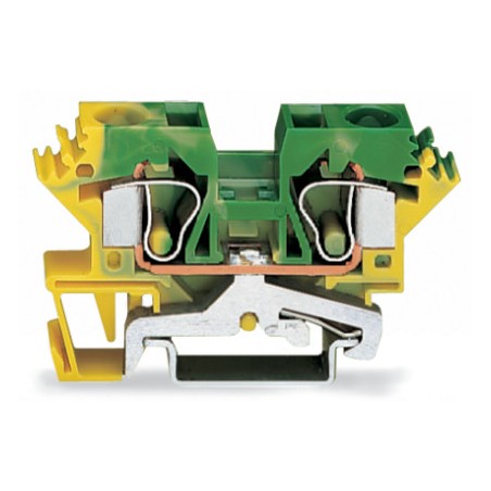 2-przewodowa złączka PE 10 mm² żółto-zielona 284-607 - WAGO