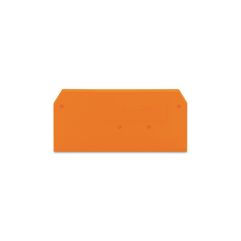 Ścianka końcowa/wewnętrzna gr. 2,5 mm, pomarańczowa 280-309