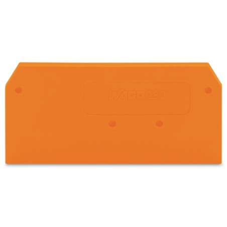 Ścianka końcowa/wewnętrzna gr. 2,5 mm, pomarańczowa 280-309