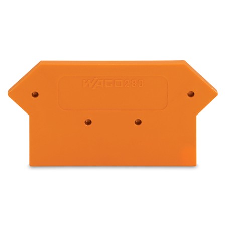 Ścianka końcowa/wewnętrzna gr. 2,5 mm, pomarańczowa 280-331