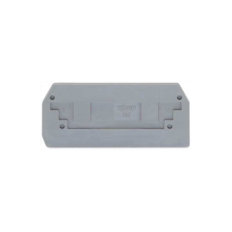 Ścianka końcowa/wewnętrzna gr. 2,5 mm, szara 282-325