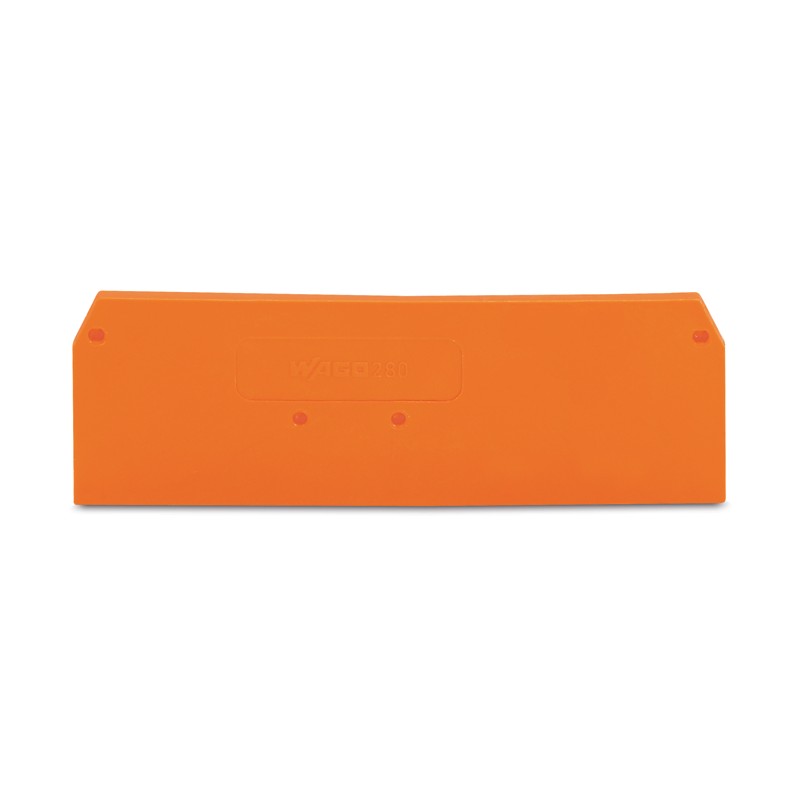 Ścianka końcowa/wewnętrzna gr. 2,5 mm, pomarańczowa 280-315