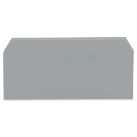 Ścianka końcowa/wewnętrzna gr. 2,5 mm, szara 280-308