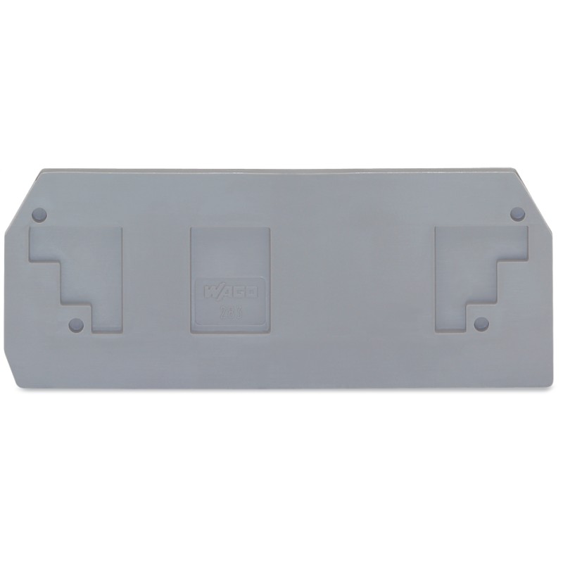 Ścianka końcowa/wewnętrzna gr. 2,5 mm, szara 283-325