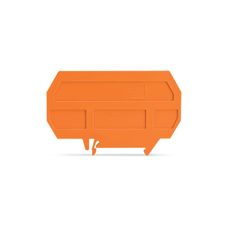 Ścianka rozdzielająca Ex e/Ex i gr. 3 mm szer. 90 mm, pomarańczowa