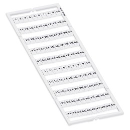 Tabliczka z oznacznikami WMB WAGO 793-5566 biała