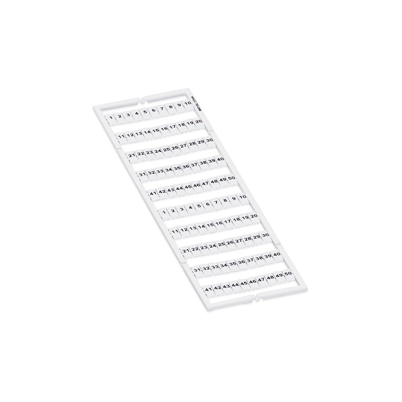 Tabliczka z oznacznikami WMB WAGO 793-5566 biała