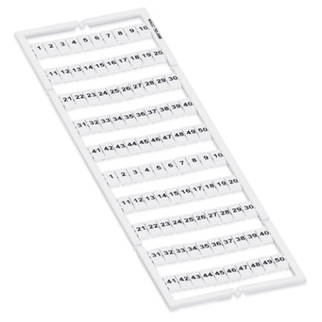 Tabliczka z oznacznikami WMB WAGO 793-5566 biała