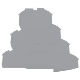 Ścianka końcowa/wewnętrzna gr. 1 mm szara 2002-4191 do złączek 2002