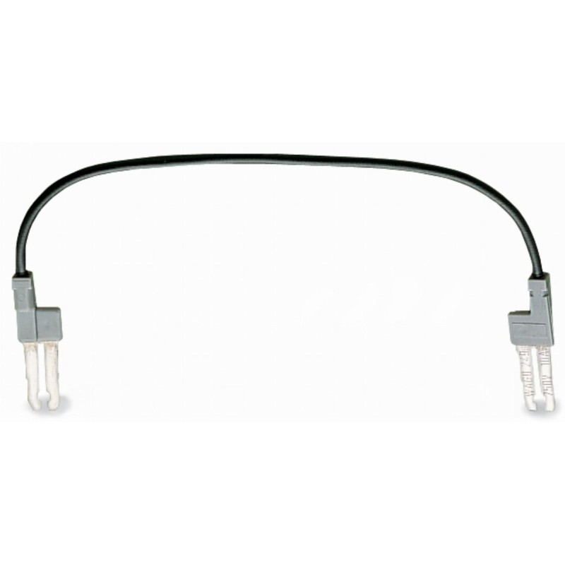 Wtykany mostek przewodowy z izolacją L   110 mm 0,75 mm², czarny