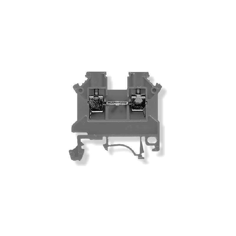 Złączka szynowa gwintowa ZSG1-4.0Ns szary