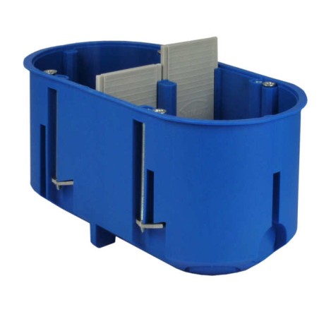 Puszka do pustych ścian P2x60D MULTIBOX 2 niebieski