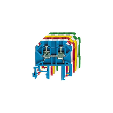 ZSG1-2.5n Złączka szynowa gwintowa, 2,5 mm², TS 32,35, 1 tor  - kolor niebieski