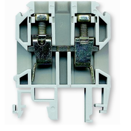 ZSG1-10.0s Złączka szynowa gwintowa, 10,0 mm², TS 32,35, 1 tor  - kolor szary