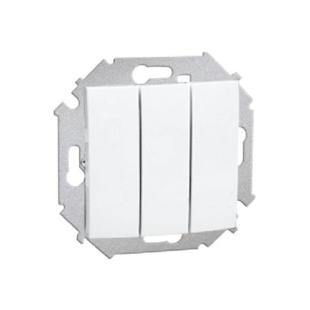 SIMON Łącznik trójobwodowy (moduł) 10AX, 250V~, zaciski śrubowe biały 15 1591391-030