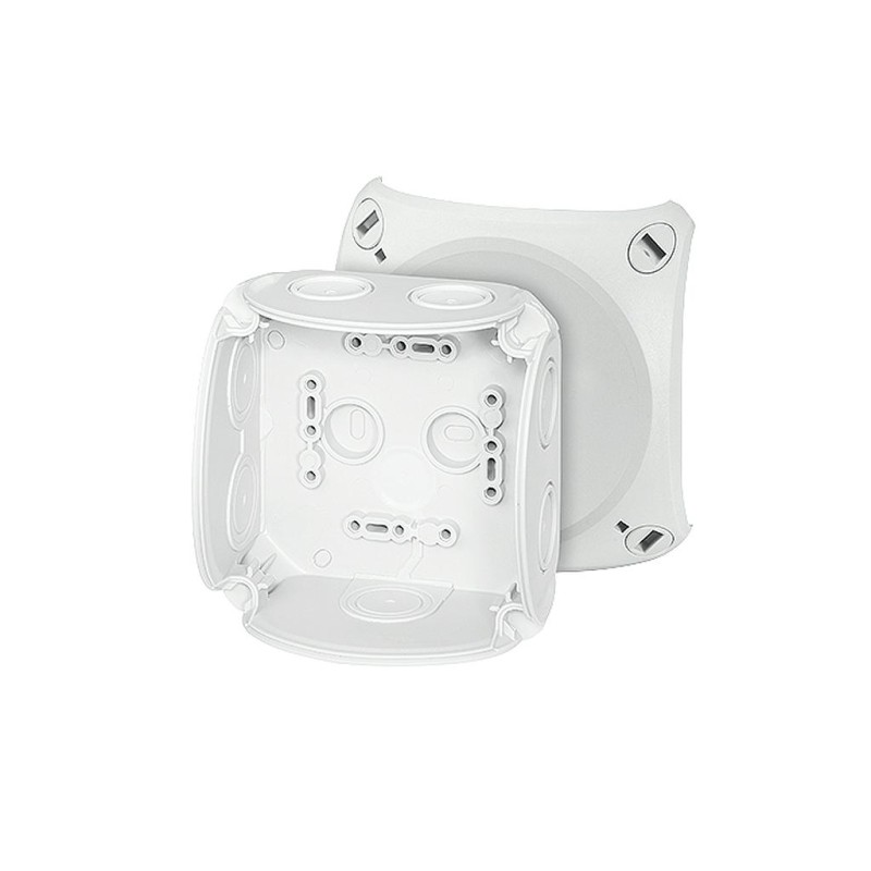 DK 0400 GZ Puszka do inst. wewn., szara IP 66, z dławnicami membran., 104x104x70mm, bez zacisków | Hensel Polska | Elgra Bytom