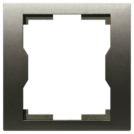 Ramka QUATTRO 1H grafitowa  IP 20