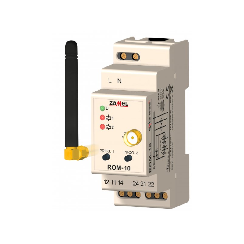 RADIOWY ODBIORNIK MODUŁOWY 2-KANAŁOWY TYP: ROM-10