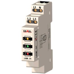 WSKAŹNIK ZASILANIA 230V/400V LED CZERWONA/ZIELONA/ŻÓŁTA TN TYP: LKM-01-40