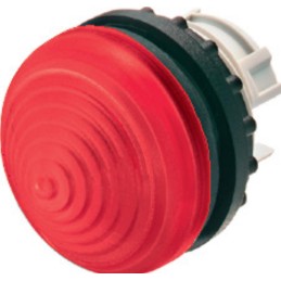 Główka lampki sygnalizacyjnej 22mm czerwona wypukła M22-LH-R | 216779