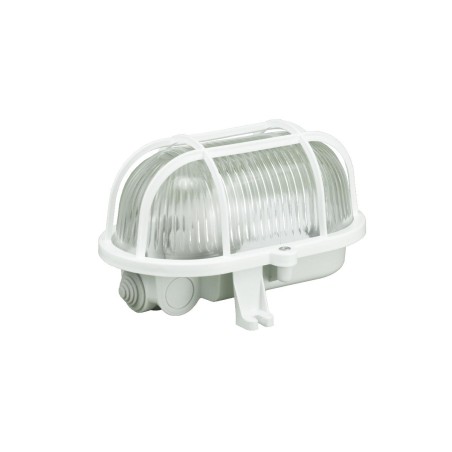 Oprawa kanałowa z siatką plastik owalna 60W IP44 D.3151