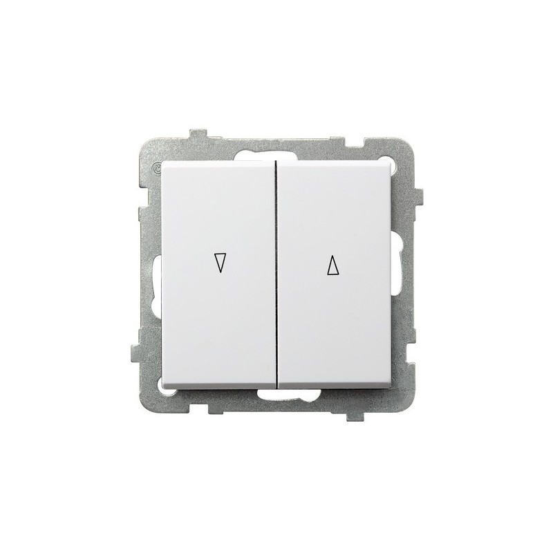 SONATA Łącznik żaluzjowy z blokadą mechaniczną - kolor biały