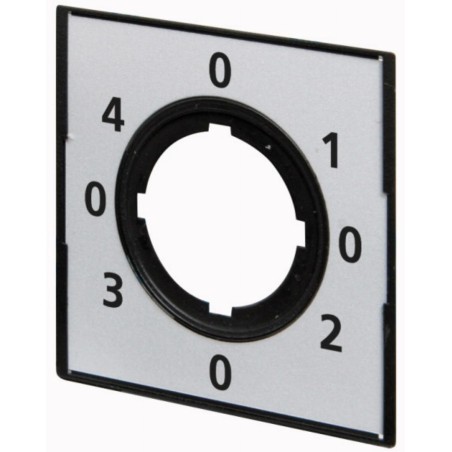 Tabliczka opisowa aluminium kwadratowa 0‑1‑0‑2‑0‑3‑0‑4 M22-XCK2 | EATON 279435 | Elgra Bytom