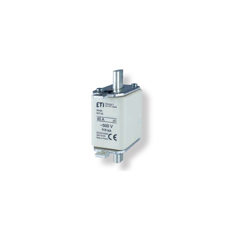 NH00/WT-00 gF 125A/500V Wkładka topikowa NH - szybka / KOMBI NH00/WT-00 gF 125A/500V Wkładka topikowa NH - szybka / KOMBI