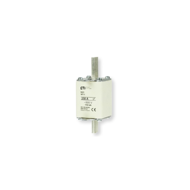 NH1/WT-1 gF 250A/500V Wkładka topikowa NH - szybka / KOMBI NH1/WT-1 gF 250A/500V Wkładka topikowa NH - szybka / KOMBI