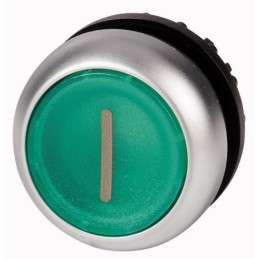 Napęd przycisku zielony /I/ z podświetleniem z samopowrotem M22-DL-G-X1 | Eaton 216938 | Elgra Bytom
