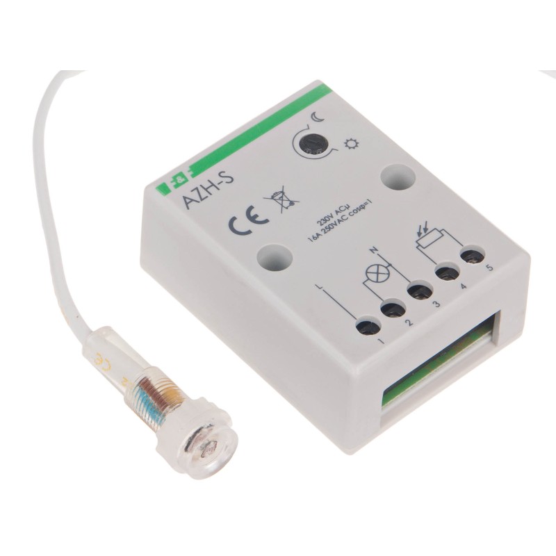 Automat zmierzchowy z zewnętrzną sondą hermetyczną AZ  230V AZH-S