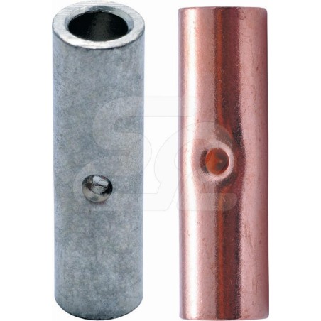 Końcówka (tulejka) łącząca miedziana cynowana KL 10 | 100 szt./opak. | Ergom E11KM-01060200100| Elgra Bytom
