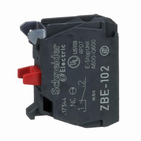 Blok styków pomocniczych Harmony XB4 1NC fi22mm montaż czołowy ZBE102