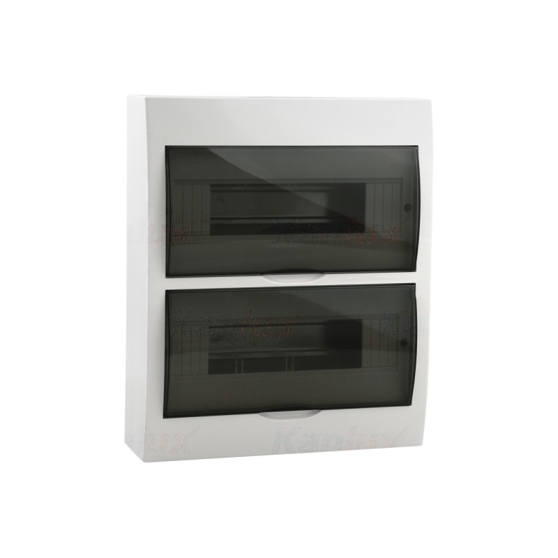 DB212S 2X12P/SMD Kanlux — Rozdzielnica Natynkowa z Listwami DIN 2x12 | Elgra Bytom