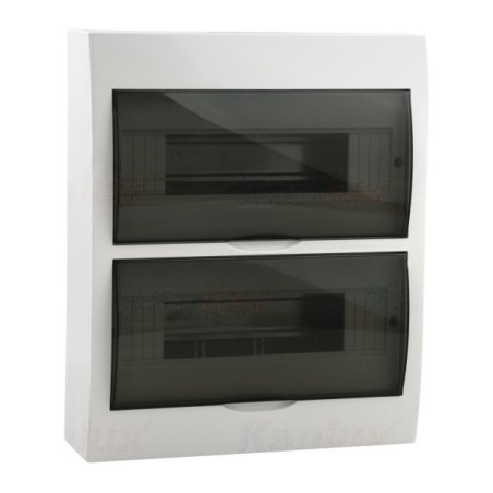 DB212S 2X12P/SMD Kanlux — Rozdzielnica Natynkowa z Listwami DIN 2x12 | Elgra Bytom