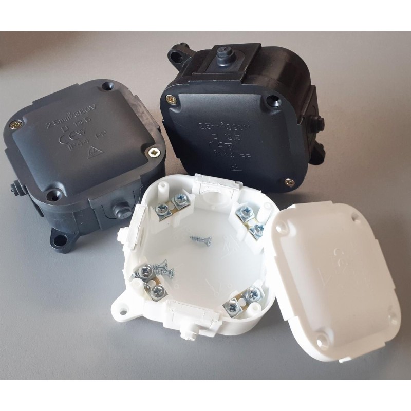 Puszka odgałęźna 85x85 IP44 z zaciskami Elektroplast | 013.10