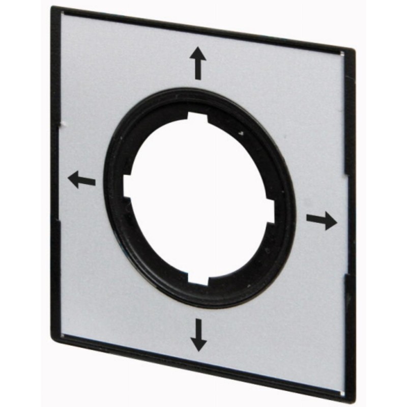 Tabliczka opisowa kwadratowa M22-XCK1 aluminium STRZAŁKI GÓRA/DÓŁ ‑ LEWO/PRAWO 279434